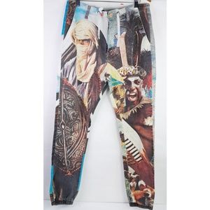 Akoo Mens Pant Denim Size 36